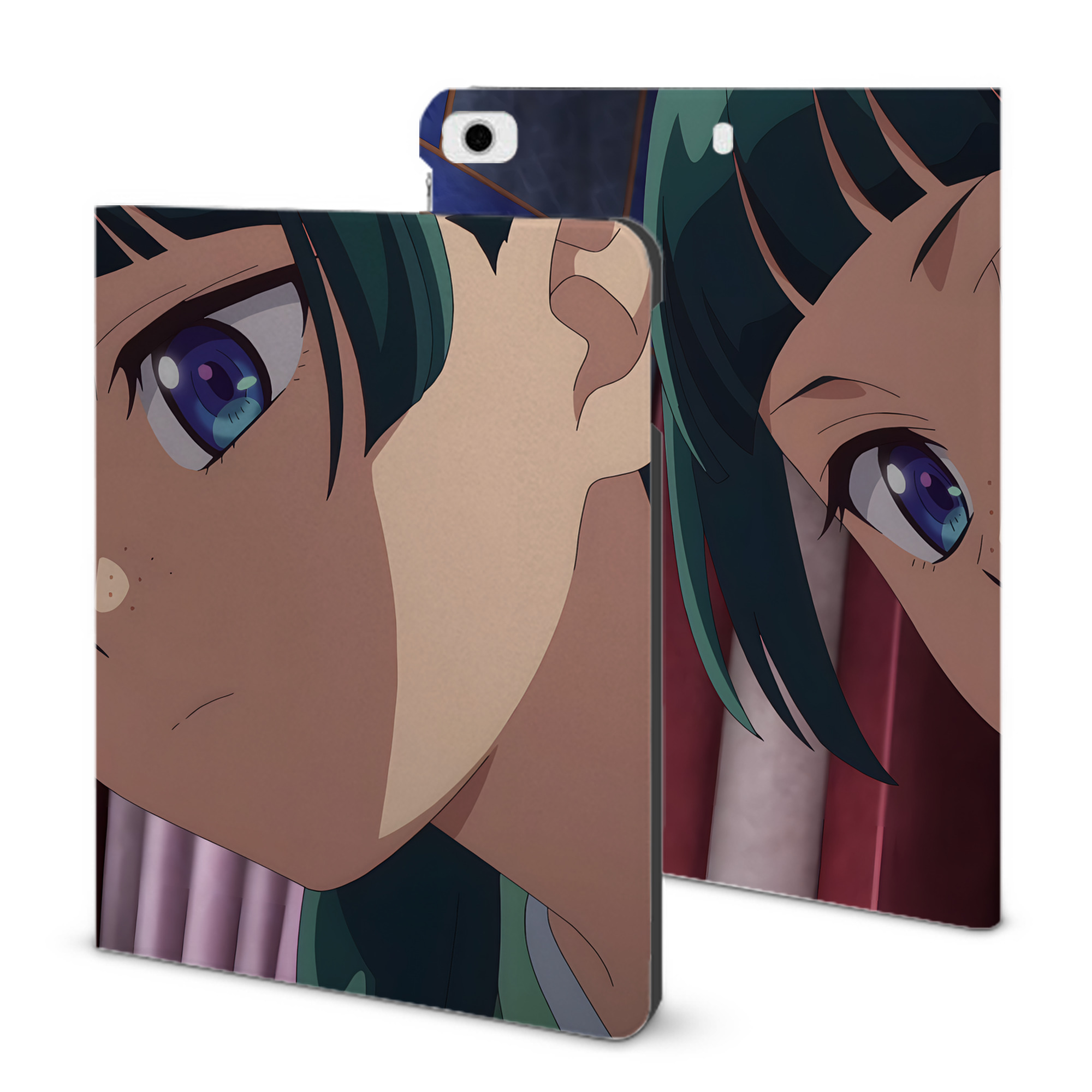 （画像用） 薬屋のひとりごと The Apothecary Diaries IPad ケース ブック型 PUレザー TPU 耐衝撃 軽量 薄型 ペン収納なし 全面保護 IPad 各モデル対応